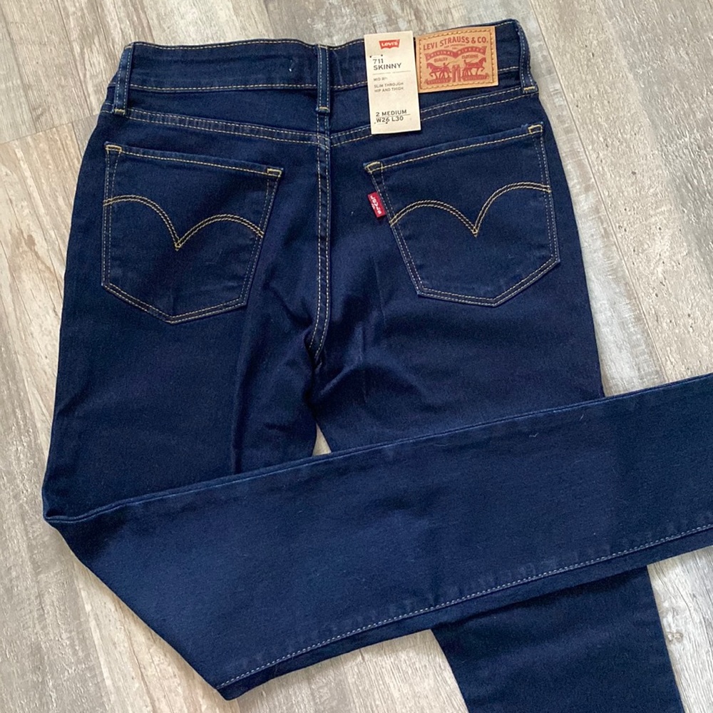 πHPπ NWT Leviβs 711 Skinnyβ¨ Size 26 - Picture 6 of 7